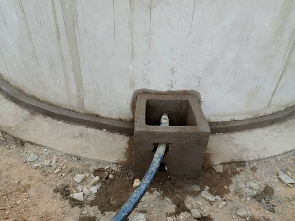 Réservoir d'eau pour le renforcement des ouvrages hydrauliques à